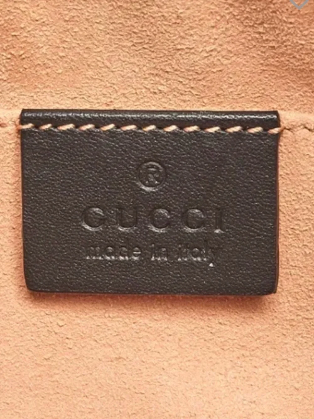 Gucci Brown Suede Belt Bag with Green-Red Web Stripe